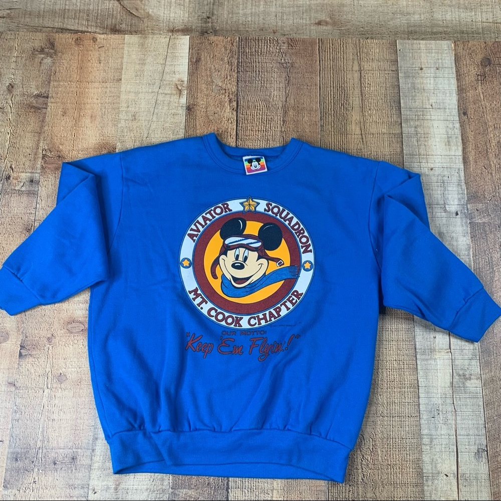 VTG Disney Mickey Aviator Sweatshirt
